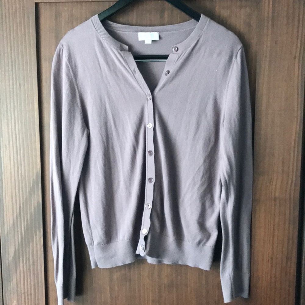 Dusty rose Loft Cardigan size Large